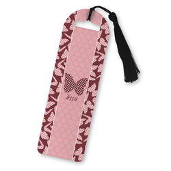 Polka Dot Butterfly Plastic Bookmark (Personalized)