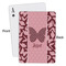 Polka Dot Butterfly Playing Cards - Approval
