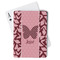 Polka Dot Butterfly Playing Cards - Front View