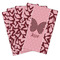 Polka Dot Butterfly Playing Cards - Hand Back View