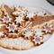 Polka Dot Butterfly Printed Icing Circle - XSmall - On XS Cookies