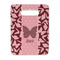 Polka Dot Butterfly Rectangle Trivet with Handle - FRONT