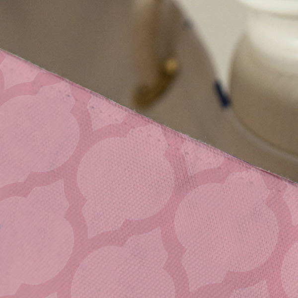 Polka Dot Butterfly Large Rope Tote - Close Up View