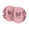 Polka Dot Butterfly Sandstone Car Coasters - Set of 2 (Personalized)
