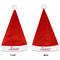 Polka Dot Butterfly Santa Hats - Front and Back (Double Sided Print) APPROVAL