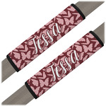 Polka Dot Butterfly Seat Belt Covers (Set of 2) (Personalized)