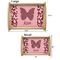 Polka Dot Butterfly Serving Tray Wood Sizes
