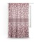 Polka Dot Butterfly Sheer Curtain With Window and Rod