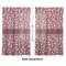 Polka Dot Butterfly Sheer Curtains Double