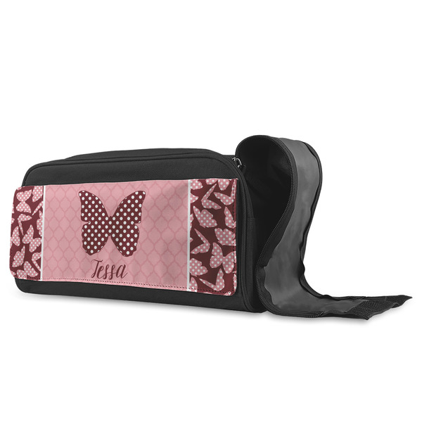 Polka Dot Butterfly Shoe Bags - ANGLE (Open)