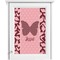 Polka Dot Butterfly Single White Cabinet Decal