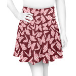 Polka Dot Butterfly Skater Skirt - Large