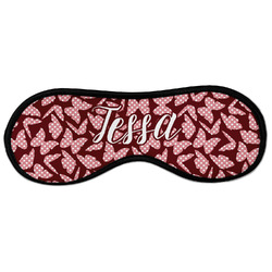 Polka Dot Butterfly Sleeping Eye Masks - Large (Personalized)