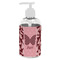 Polka Dot Butterfly Plastic Soap / Lotion Dispenser (8 oz - Small - White) (Personalized)