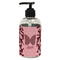 Polka Dot Butterfly Plastic Soap / Lotion Dispenser (8 oz - Small - Black) (Personalized)