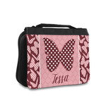 Polka Dot Butterfly Toiletry Bag - Small (Personalized)