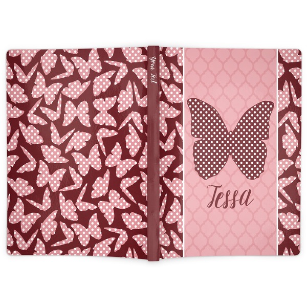 Polka Dot Butterfly Soft Cover Journal - Apvl