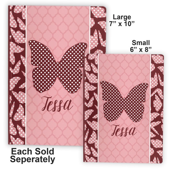 Polka Dot Butterfly Soft Cover Journal - Compare