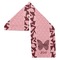 Polka Dot Butterfly Sports Towel Folded - Both Sides Showing