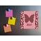 Polka Dot Butterfly Square Fridge Magnet - LIFESTYLE