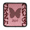 Polka Dot Butterfly Iron On Square Patch w/ Name or Text
