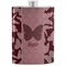 Polka Dot Butterfly Stainless Steel Flask (Personalized)