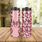 Polka Dot Butterfly Stainless Steel Tumbler - Lifestyle