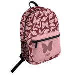 Polka Dot Butterfly Student Backpack (Personalized)