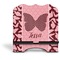 Polka Dot Butterfly Stylized Tablet Stand - Front without iPad