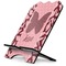 Polka Dot Butterfly Stylized Tablet Stand - Side View