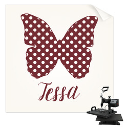 Polka Dot Butterfly Sublimation Transfer - Baby / Toddler (Personalized)