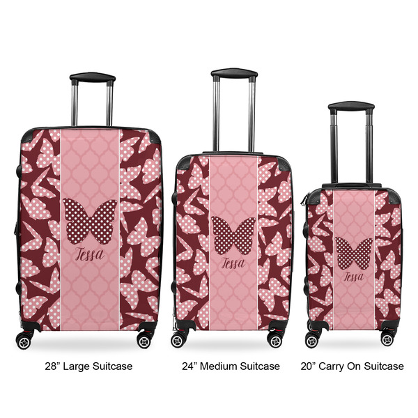 Polka Dot Butterfly Suitcase Set 1 - APPROVAL