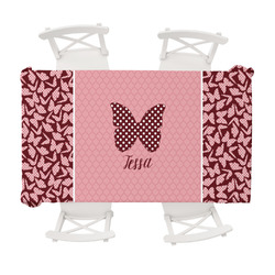 Polka Dot Butterfly Tablecloth - 58"x102" (Personalized)
