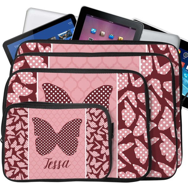 Polka Dot Butterfly Tablet & Laptop Case Sizes