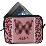 Polka Dot Butterfly Tablet Case / Sleeve - Small (Personalized)