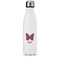 Polka Dot Butterfly Water Bottle - 17 oz. - Stainless Steel - Full Color Printing (Personalized)