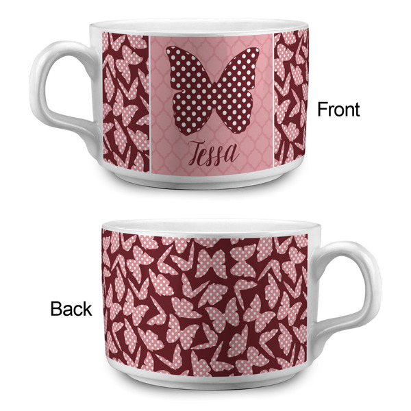 Polka Dot Butterfly Tea Cup - Single Apvl