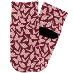 Polka Dot Butterfly Toddler Ankle Socks