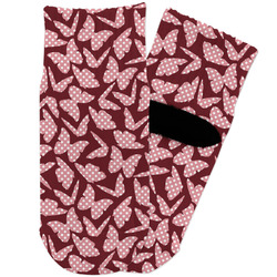 Polka Dot Butterfly Toddler Ankle Socks