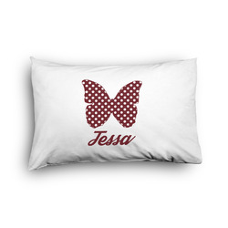 Polka Dot Butterfly Pillow Case - Graphic (Personalized)
