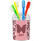 Polka Dot Butterfly Toothbrush Holder (Personalized)