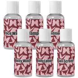 Polka Dot Butterfly Travel Bottles (Personalized)