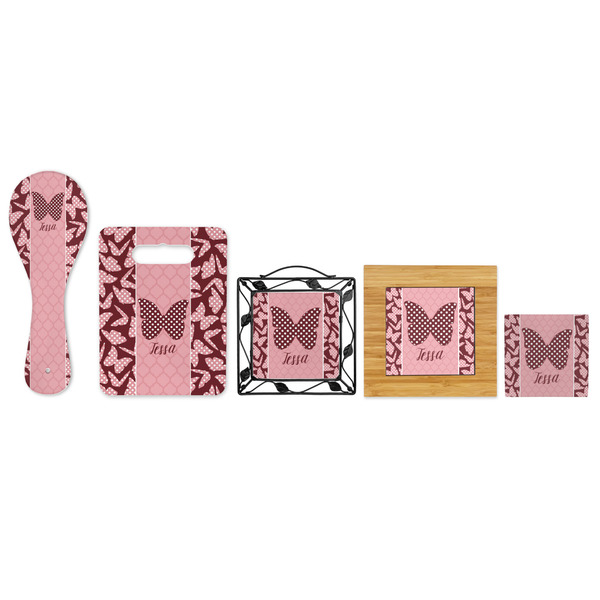 Polka Dot Butterfly Trivets