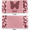 Polka Dot Butterfly Vinyl Check Book Cover - Front and Back