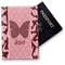 Polka Dot Butterfly Vinyl Passport Holder (Personalized)