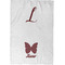 Polka Dot Butterfly Waffle Towel - Partial Print - Approval Image