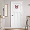 Polka Dot Butterfly Wall Graphic on Door
