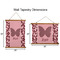 Polka Dot Butterfly Wall Hanging Tapestries - Parent/Sizing