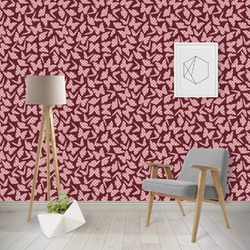 Polka Dot Butterfly Wallpaper & Surface Covering (Peel & Stick - Repositionable)