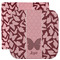 Polka Dot Butterfly Washcloth / Face Towels